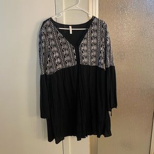 Target, boho black dress